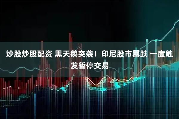 炒股炒股配资 黑天鹅突袭！印尼股市暴跌 一度触发暂停交易