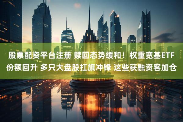 股票配资平台注册 赎回态势缓和！权重宽基ETF份额回升 多只大盘股扛旗冲锋 这些获融资客加仓