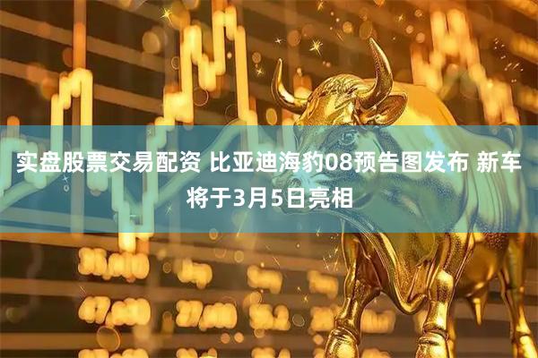 实盘股票交易配资 比亚迪海豹08预告图发布 新车将于3月5日亮相
